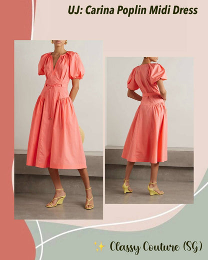 UJ Carina Poplin Midi Dress
