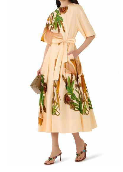 UJ Aniline Drop Waist Cotton Dress