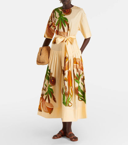 UJ Aniline Drop Waist Cotton Dress