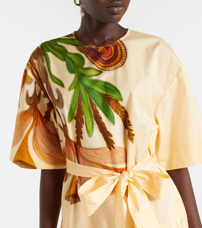 UJ Aniline Drop Waist Cotton Dress