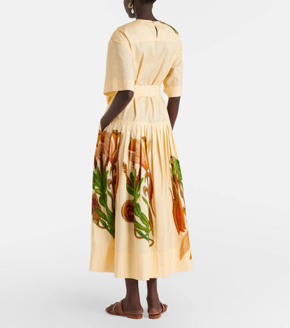 UJ Aniline Drop Waist Cotton Dress
