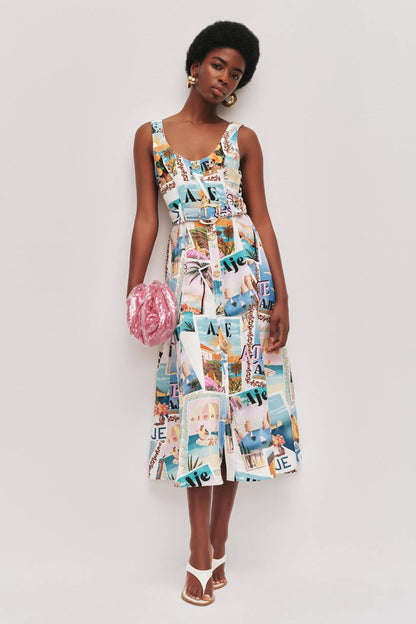 AJ Leonie Midi Dress