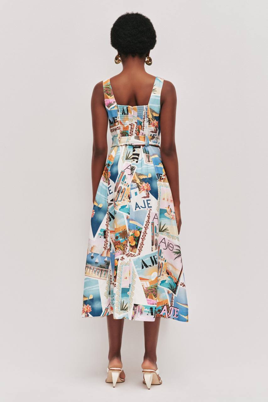 AJ Leonie Midi Dress