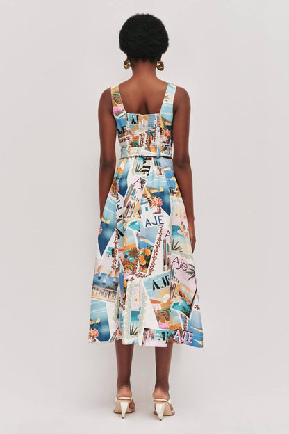 AJ Leonie Midi Dress