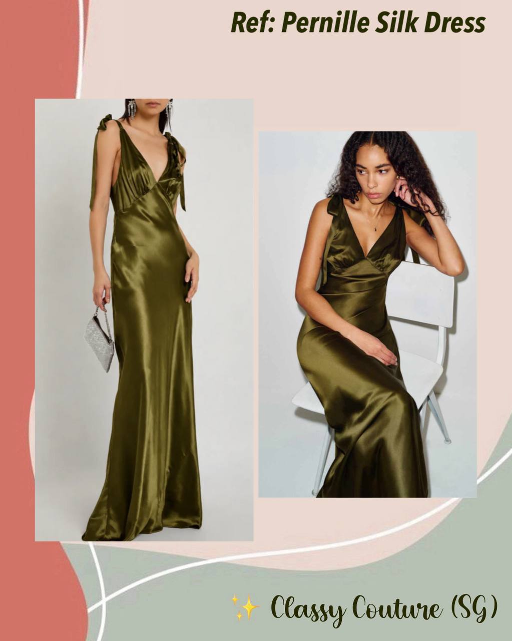 Ref Pernille Silk Dress