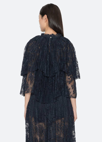 SE Sharleen Lace Top | Long Sleeve Top | Pants