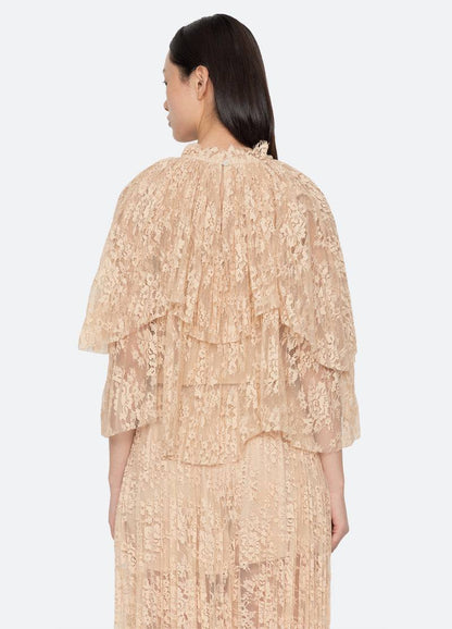 SE Sharleen Lace Top | Long Sleeve Top | Pants