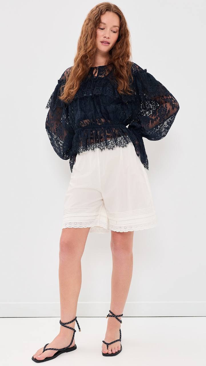 SE Sharleen Lace Top | Long Sleeve Top | Pants