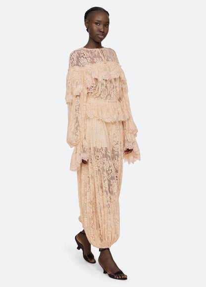 SE Sharleen Lace Top | Long Sleeve Top | Pants