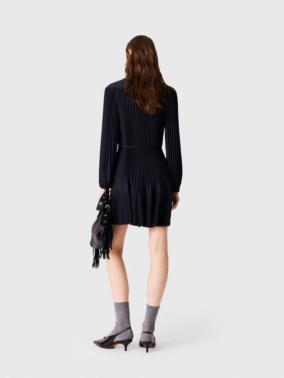 MJ Short Pleated Mini Dress