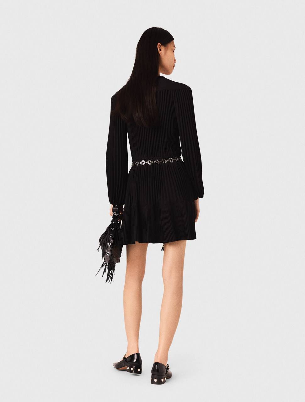MJ Short Pleated Mini Dress