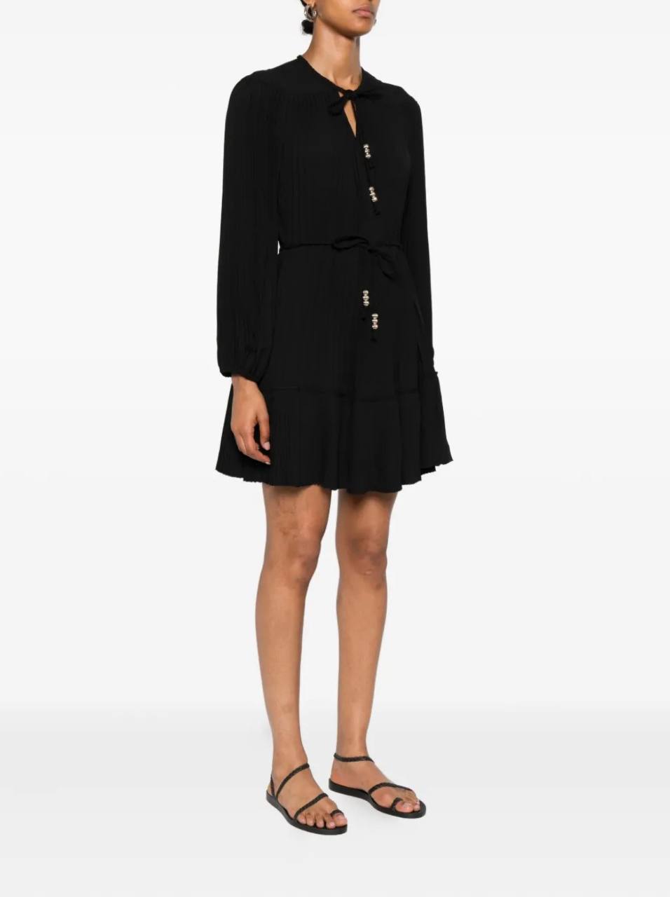 MJ Short Pleated Mini Dress