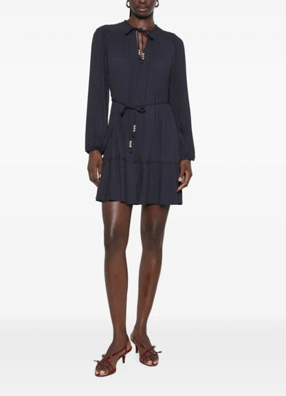 MJ Short Pleated Mini Dress