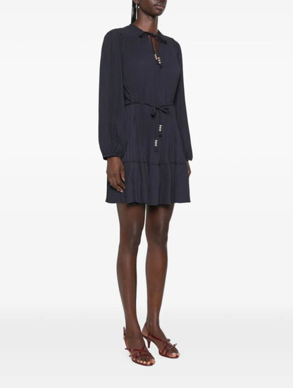 MJ Short Pleated Mini Dress