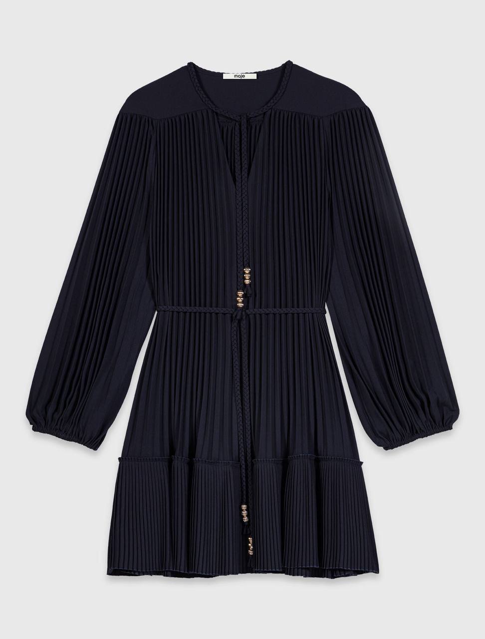 MJ Short Pleated Mini Dress