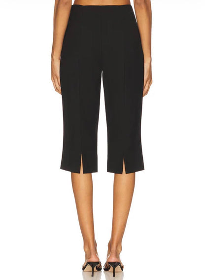 SE Elisa Vest with Detachable Scarf Cape | Cropped Capri Pant | Wool-blend Set