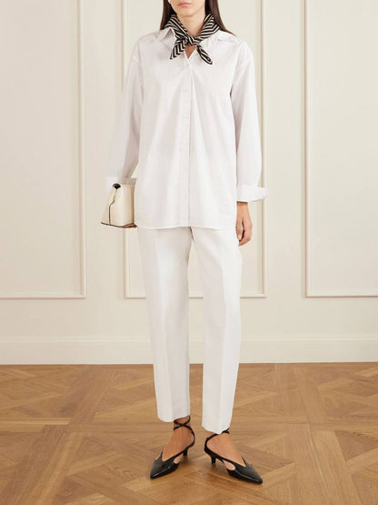 TOT Wool and Silk Slim Pants