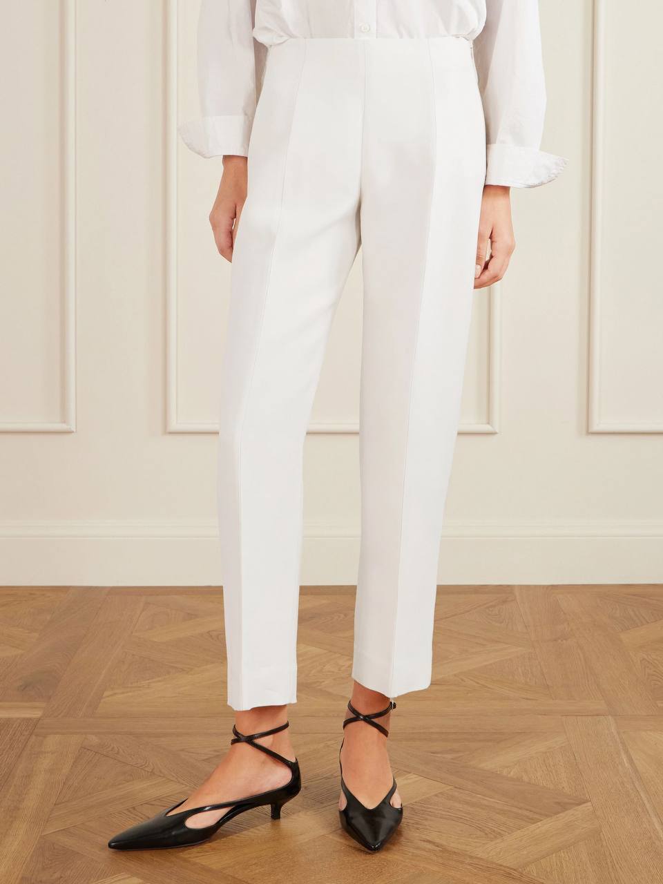 TOT Wool and Silk Slim Pants