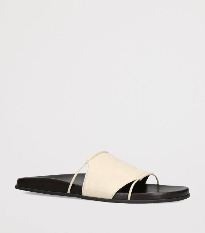 TR Vivienne Flat Leather Slide Sandals