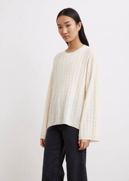 TOT Cashmere Cable-Knit Sweater