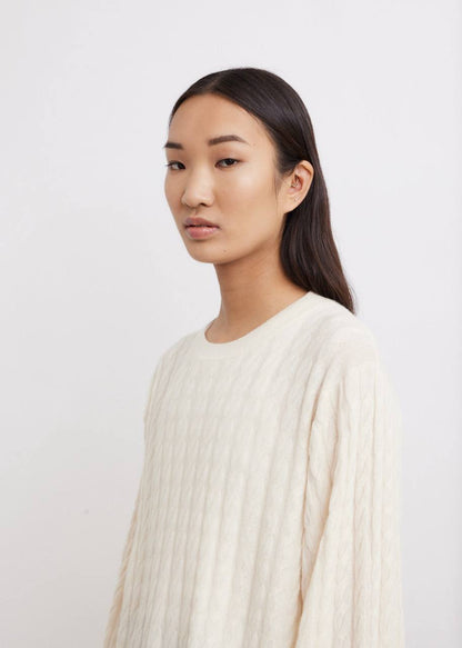 TOT Cashmere Cable-Knit Sweater