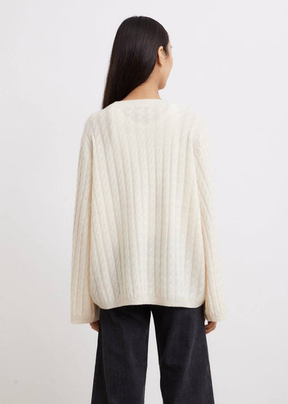TOT Cashmere Cable-Knit Sweater
