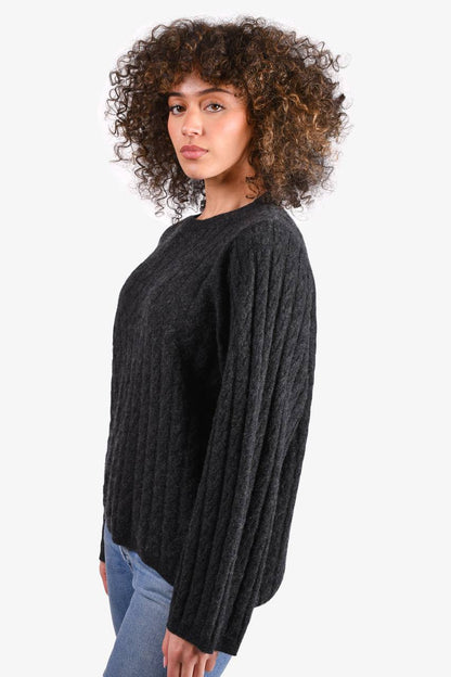 TOT Cashmere Cable-Knit Sweater