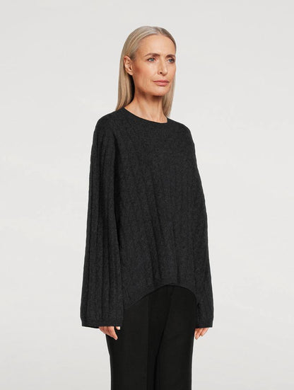 TOT Cashmere Cable-Knit Sweater