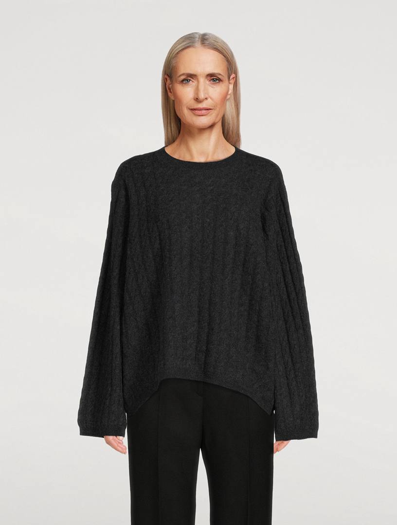 TOT Cashmere Cable-Knit Sweater