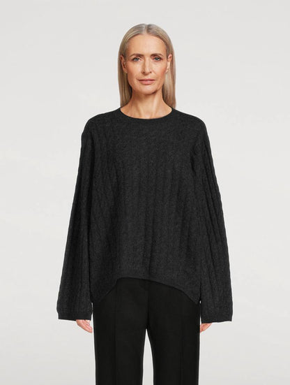 TOT Cashmere Cable-Knit Sweater