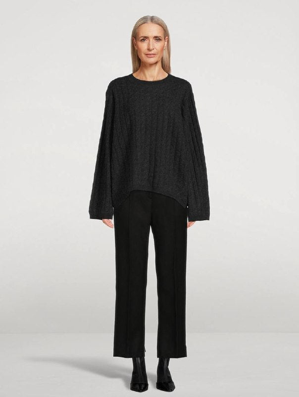 TOT Cashmere Cable-Knit Sweater