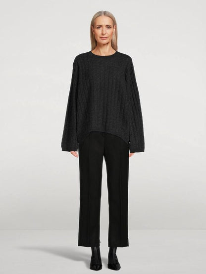 TOT Cashmere Cable-Knit Sweater