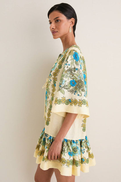 ALM Sophia Mini Tunic Dress in Linen