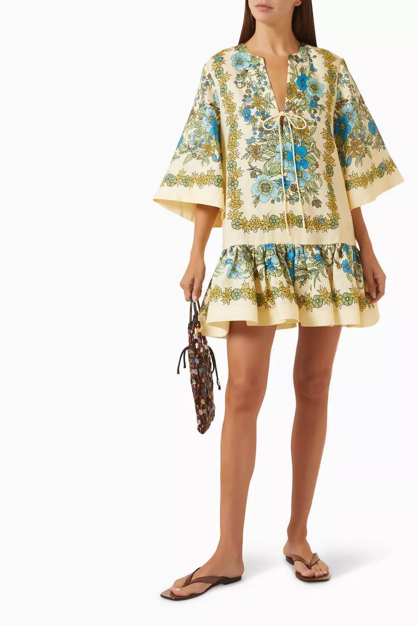 ALM Sophia Mini Tunic Dress in Linen