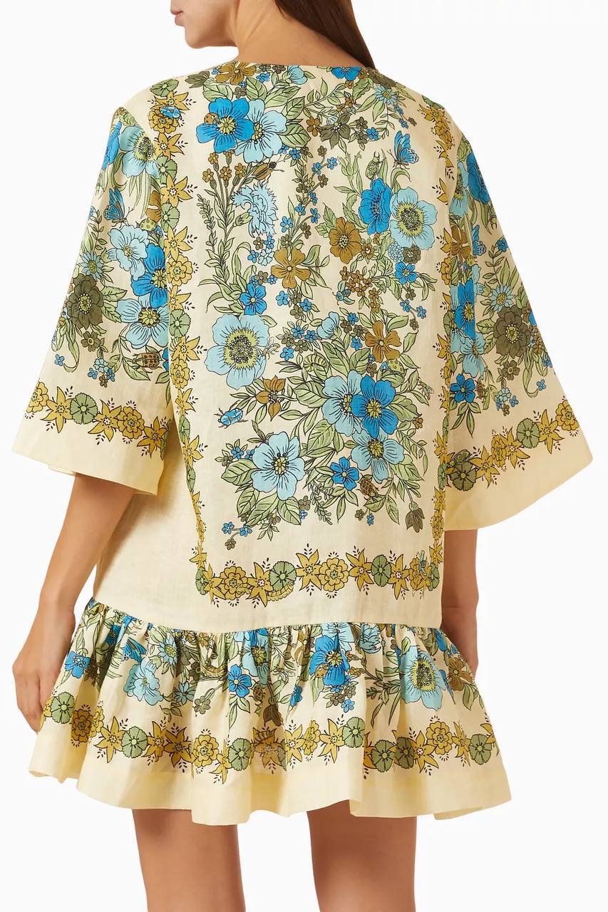 ALM Sophia Mini Tunic Dress in Linen