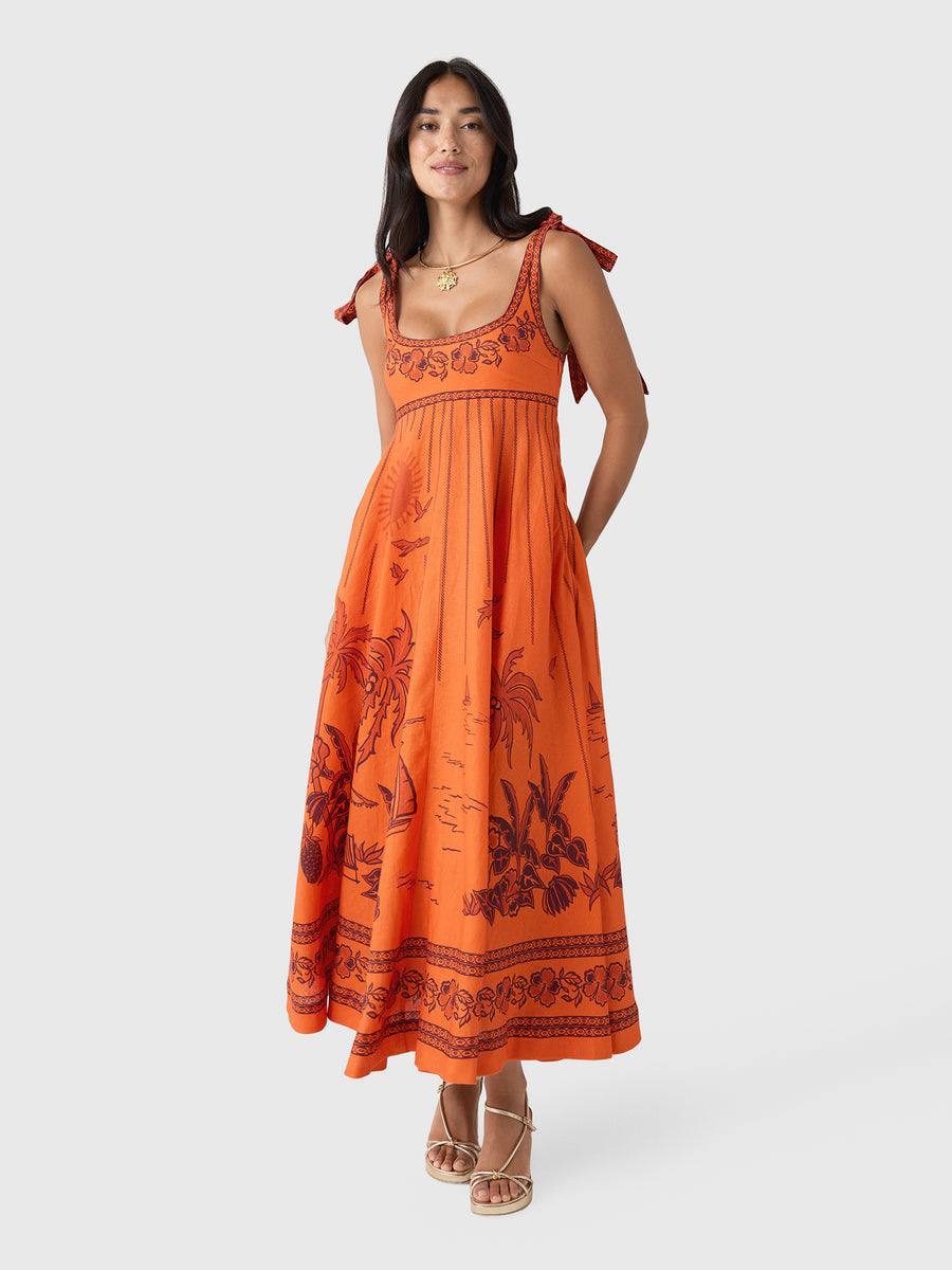 ALM Boathouse Ballet Linen Sundress