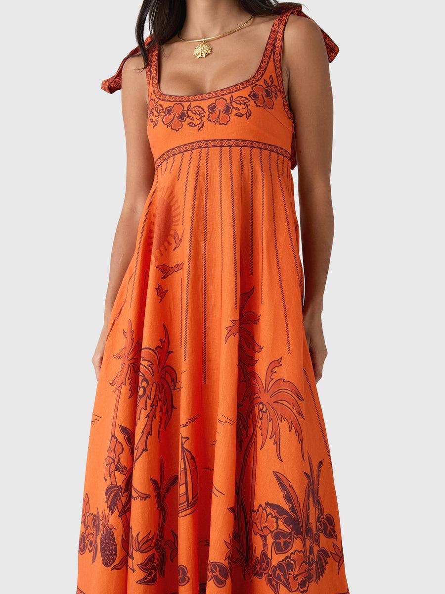 ALM Boathouse Ballet Linen Sundress