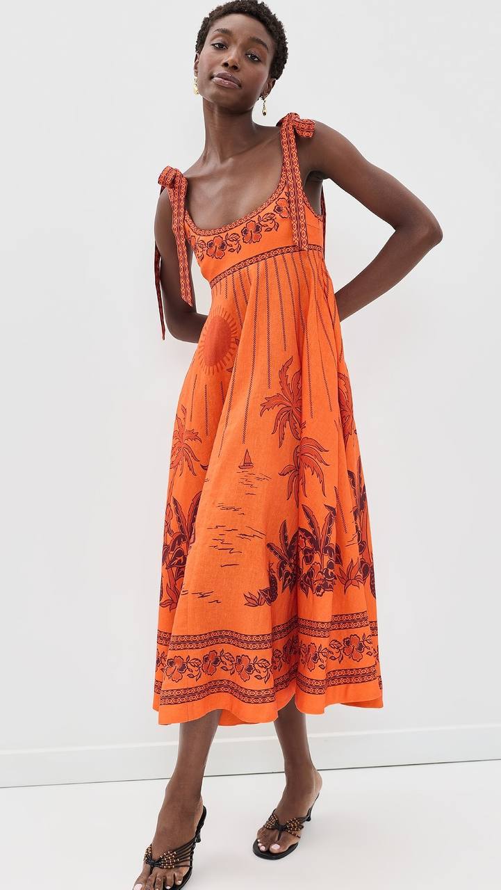 ALM Boathouse Ballet Linen Sundress