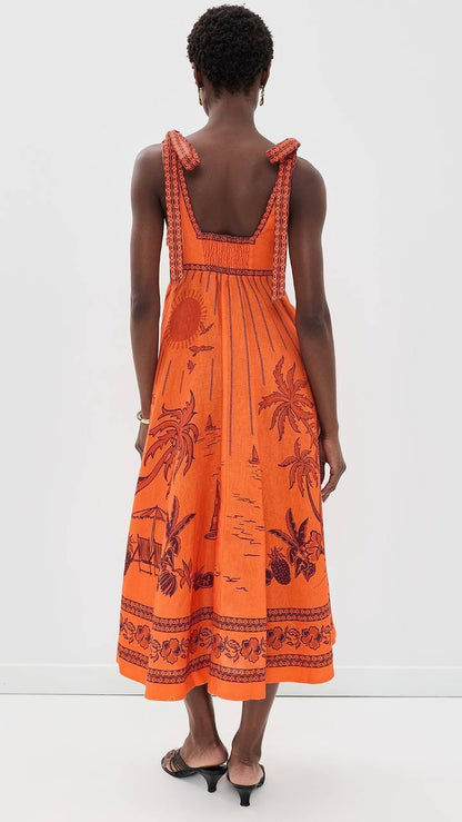 ALM Boathouse Ballet Linen Sundress