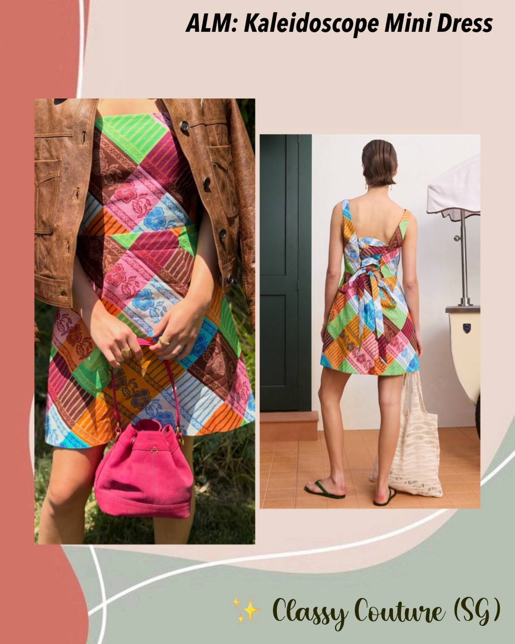 ALM Kaleidoscope Mini Dress