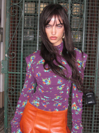 ALM Betsy Joanna Ruched Top