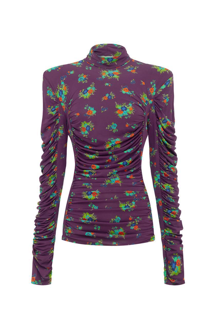 ALM Betsy Joanna Ruched Top
