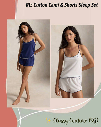 RL Cotton Cami & Shorts Sleep Set