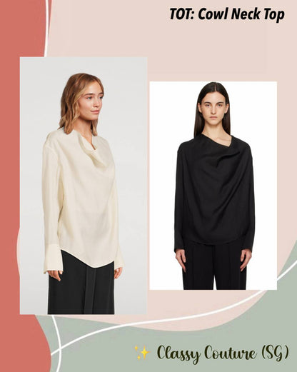 TOT Cowl Neck Top