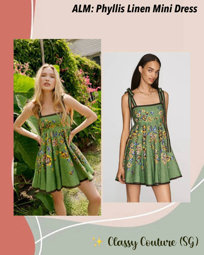 ALM Phyllis Linen Mini Dress