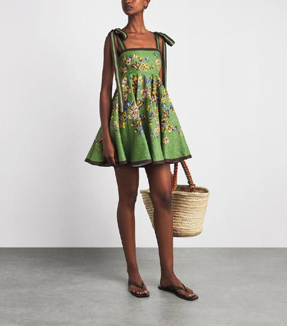 ALM Phyllis Linen Mini Dress