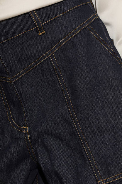 SP Wide Leg Contrast Stitch Jeans