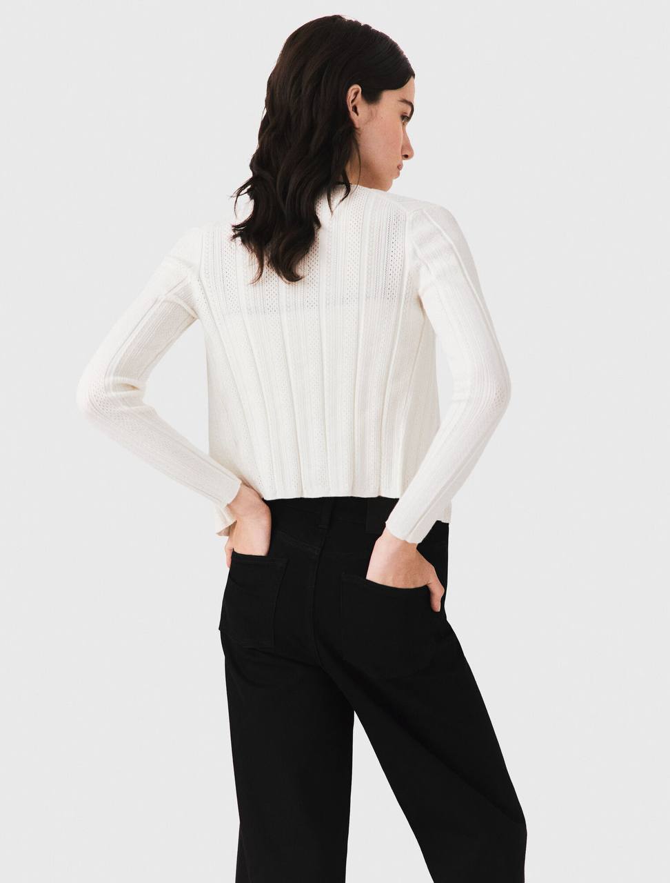 Milory Cardigan & Cami Top Cotton-blend Pointelle Knit Twinset