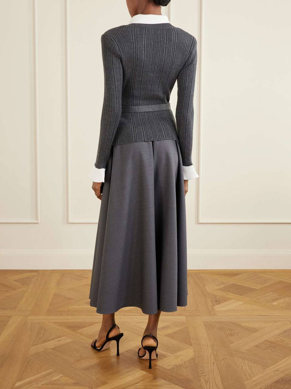 SP Indigo Denim Collared Mini Dress