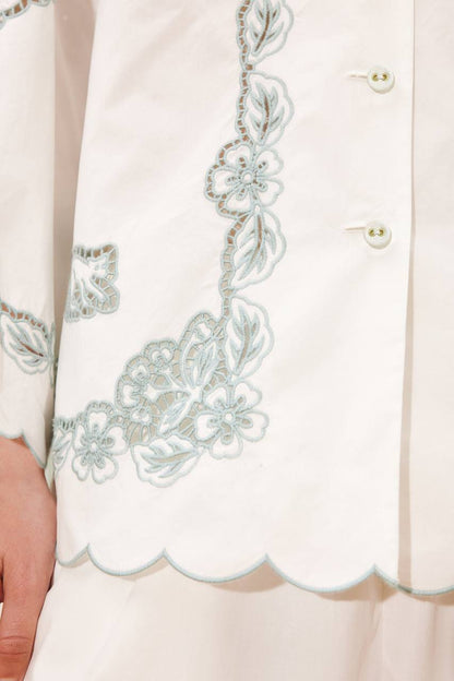ALM Louie Embroidered Shirt Shorts